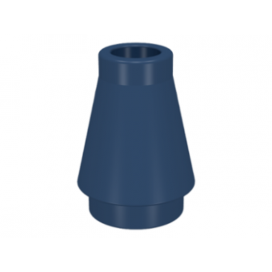 dark blue cone 1 x 1