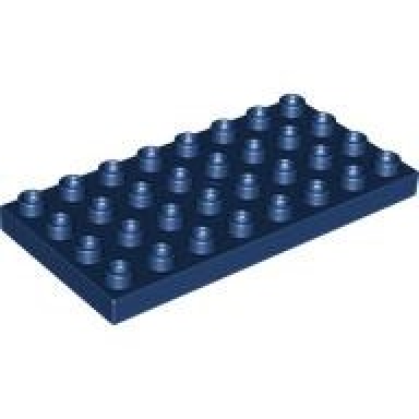 dark blue duplo plate 4 x 8