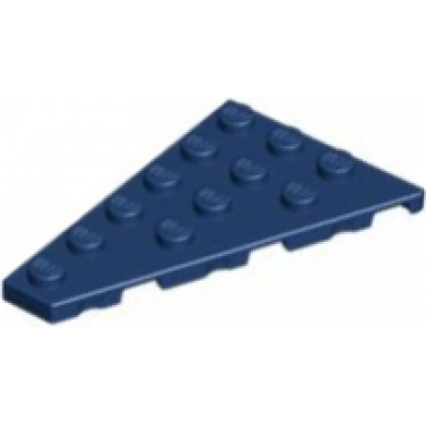 dark blue wedge plate 6 x 4 left