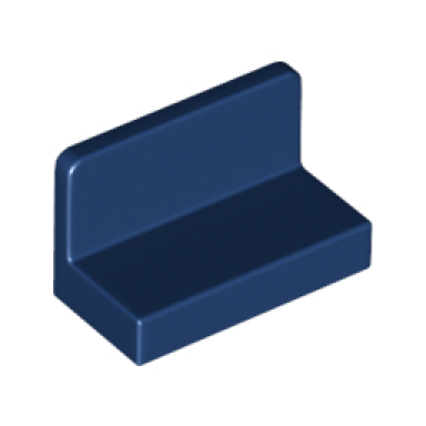 dark blue panel 1 x 2 x 1 with rounded corners