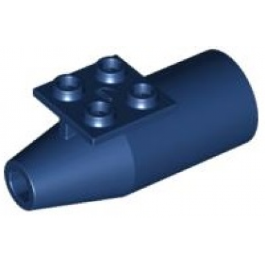 dark blue engine smooth large 2 x 2 thin top plate