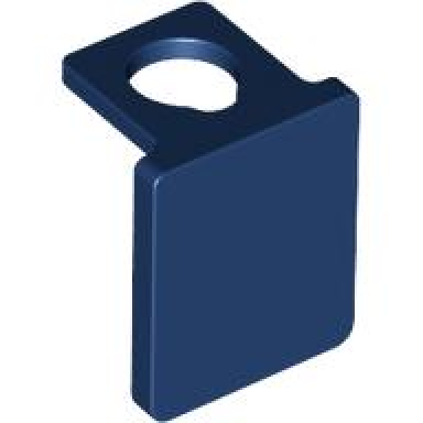 dark blue minifigure cape plastic rectangular with neck bracket minecraft