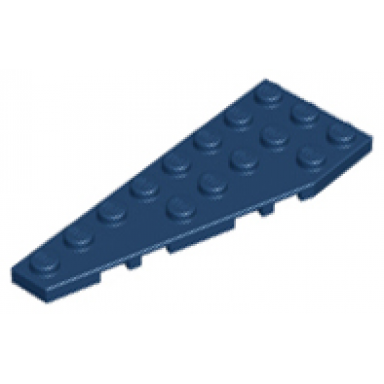dark blue wedge plate 8 x 3 pentagonal left