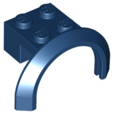 dark blue vehicle mudguard 4 x 2 1 2 x 1 2 3 with arch round