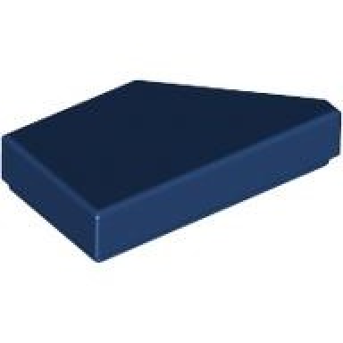 dark blue tile modified 1 x 2 wedge left