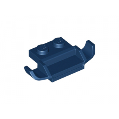 dark blue plate modified 1 x 2 with racers car grille