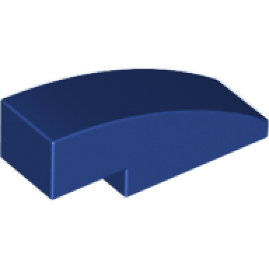 dark blue slope curved 3 x 1