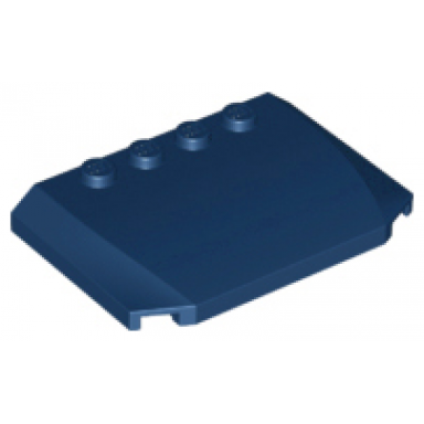 dark blue wedge 4 x 6 x 2 3 triple curved
