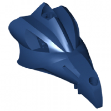 dark blue dragon head viking beaked