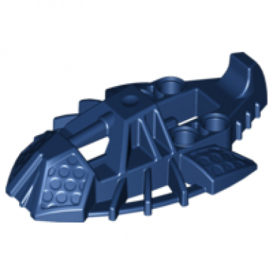 dark blue bionicle foot toa inika elliptical