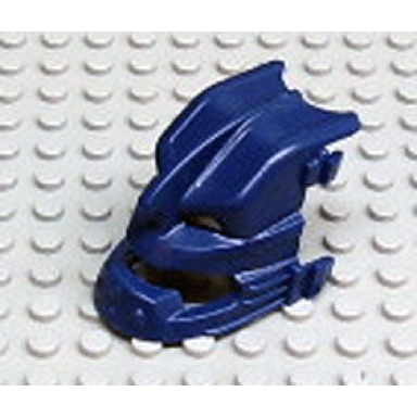 dark blue bionicle mask from canister lid piraka vezok - set 8902
