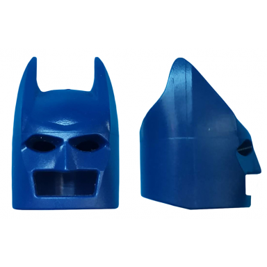 dark blue minifigure headgear mask batman cowl wide ears