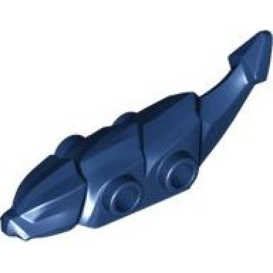 dark blue dragon critter body with studs on sides