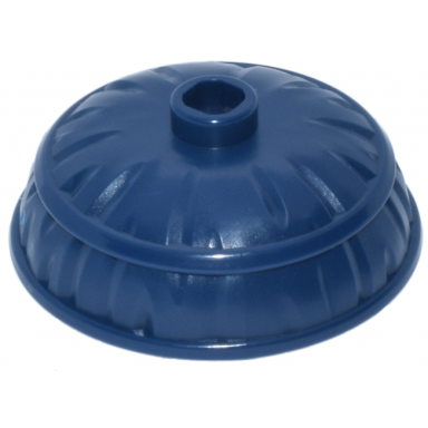 dark blue minifigure headgear hat conical asian straw with round top and open stud