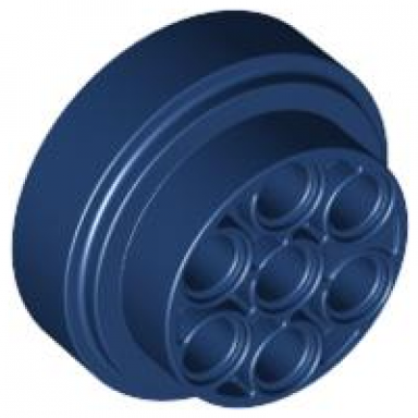 dark blue wheel 31mm d x 15mm technic
