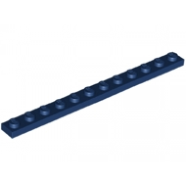 dark blue plate 1 x 12