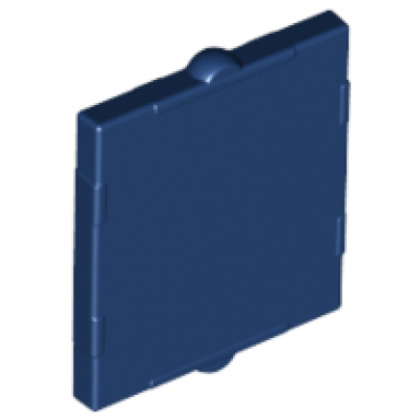 dark blue glass for window 1 x 2 x 2 flat front