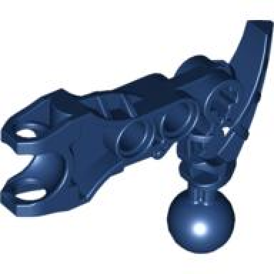 dark blue bionicle arm av-matoran with ball joint and ball socket