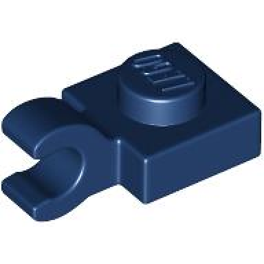 dark blue plate modified 1 x 1 with open o clip horizontal grip