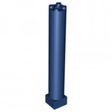 dark blue support 2 x 2 x 11 solid pillar