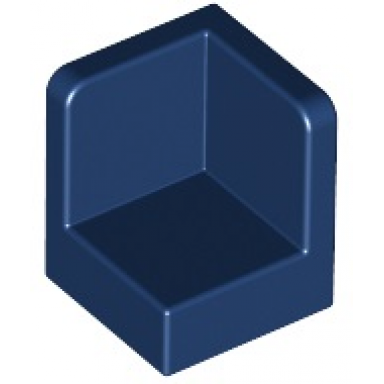 dark blue panel 1 x 1 x 1 corner