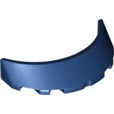 dark blue windscreen 3 x 6 x 1 curved