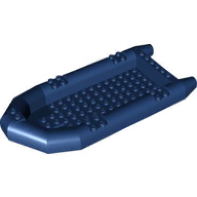 dark blue boat rubber raft large