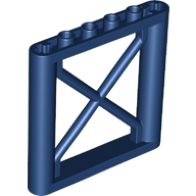 dark blue support 1 x 6 x 5 girder rectangular