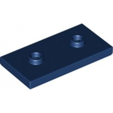 dark blue plate modified 2 x 4 with 2 studs double jumper