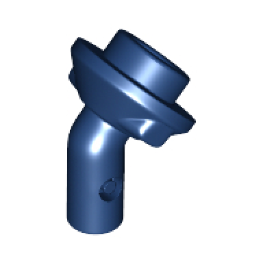 dark blue bar 1l with angled hollow stud
