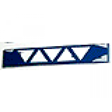 dark blue tile 1 x 6 with sw vulture droid triangles pattern 2 sticker - sets 7256 7283