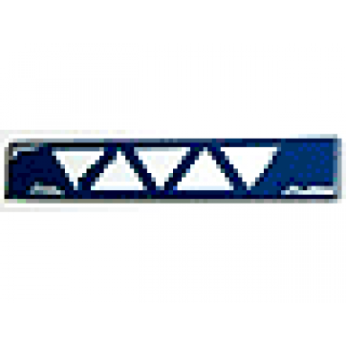 dark blue tile 1 x 6 with sw vulture droid triangles pattern 4 sticker - sets 7256 7283