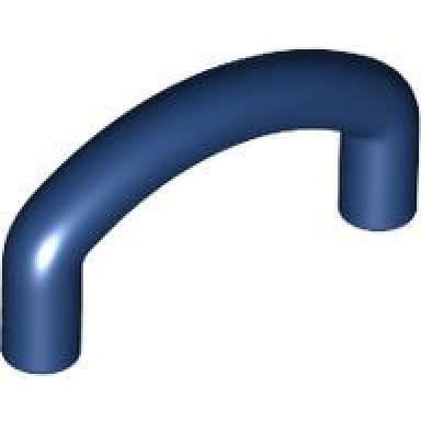dark blue bar curved with angled ends 1l
