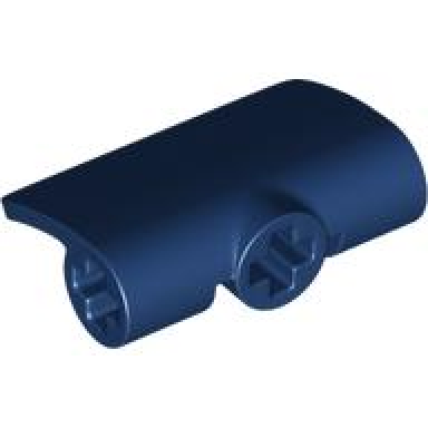 dark blue technic panel curved 2 x 3 x 1