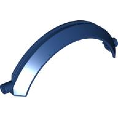 dark blue technic panel car mudguard arched 13 x 2 x 5 half circle