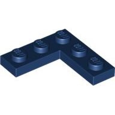 dark blue plate 3 x 3 corner