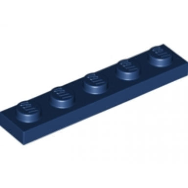 dark blue plate 1 x 5