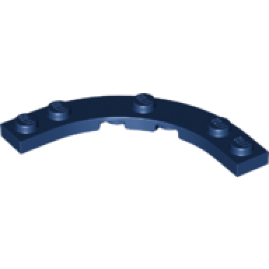dark blue plate round corner 5 x 5 macaroni