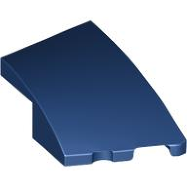 dark blue wedge 3 x 2 right no studs