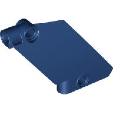 dark blue technic panel curved 61 5 x 7 tapered left