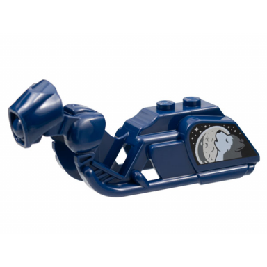 dark blue motorcycle fairing stuntz touring bike with howling wolf moon and stars pattern