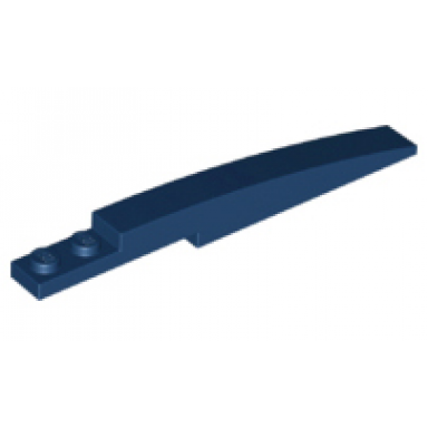 dark blue slope curved 10 x 1