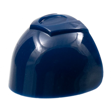 dark blue minifigure visor large with trapezoid area on top