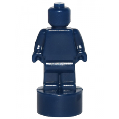 dark blue minifigure utensil statuette trophy