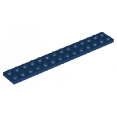 dark blue plate 2 x 14