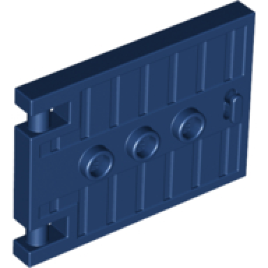 dark blue door 1 x 5 x 3 with 3 studs and handle