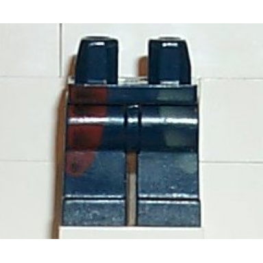 hips and legs with faded dark gray and dark red curved panels pattern