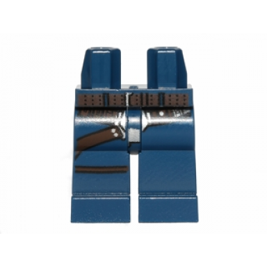 dark blue hips and legs with sw gunbelt belt on hips pattern han solo