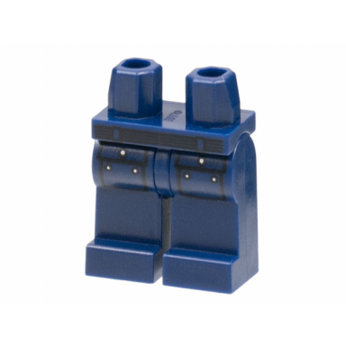 dark blue hips and legs with black belt 2 pockets and silver buttons pattern