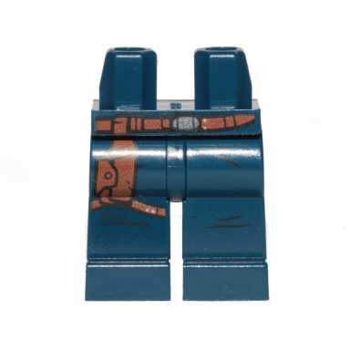 dark blue hips and legs with sw reddish brown belts and holster pattern